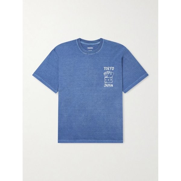 네이버후드 로고 프린트 코튼 저지 티셔츠 46376663162915437