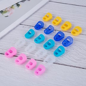 손톱 물어뜯기 방지 손빨기 깨물기 뜯기 버릇 손가락 보호 고무캡  다용도 골무 실리콘 사무용