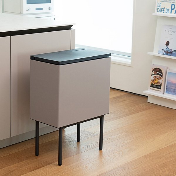 [1+1] 드웰러 오브제 휴지통 쓰레기통 냄새차단 20L+10L 2개