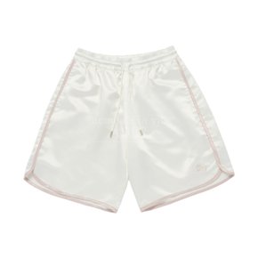 SATIN SEMI BOXING SHORT PANTS (WOMAN) IVORY 샤틴복싱WOMAN) SPWSBX-IVY