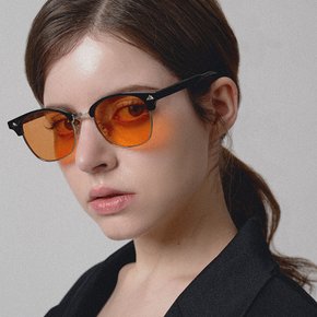 YLeen SILVER SUNGLASS ORANGE