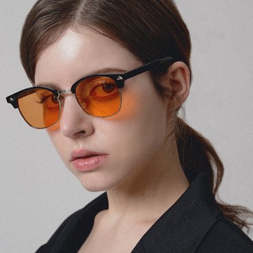 리끌로우 YLeen SILVER SUNGLASS ORANGE