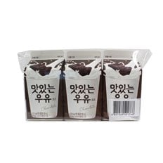 맛있는우유 초코 180ml*3