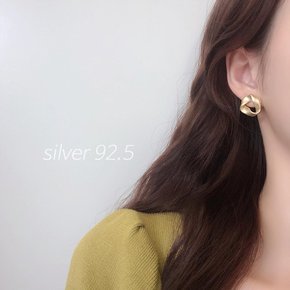 [무드쉐어] silver 92.5 브로잉 무드 귀걸이