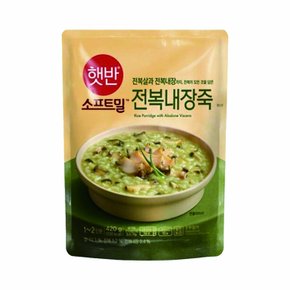 CJ 소프트밀 전복내장죽 420g 3개