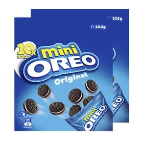 오레오 미니 오리지널 비스킷 Oreo Mini Original Biscuits 20.4g 10개입 2개