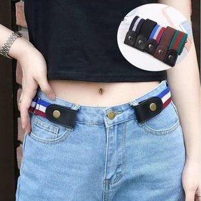 요대 바클 없는 벨트 허리 띠 청바지 부 버클 프리