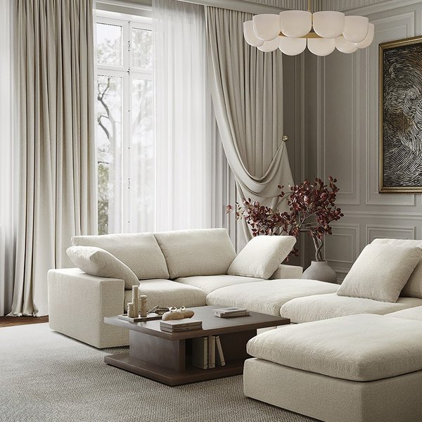 [희망일배송] 캄포구스50 클래식 4인소파 (컬러 택1)