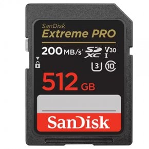 SanDisk sd카드 Extreme PRO SD UHS-I 메모리카드 512GB