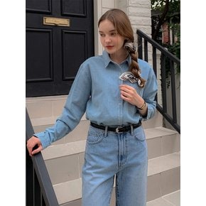 One Pocket Oversized-fit Denim Shirt (2colors) VSHIRT_001