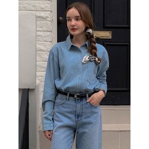 One Pocket Oversized-fit Denim Shirt (2colors) VSHIRT_001