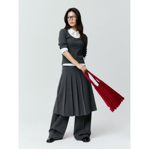 뉴숄더백 글리터버건디