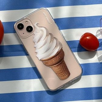 핫트랙스 sweet ice cream 디자인 클리어 폰케이스