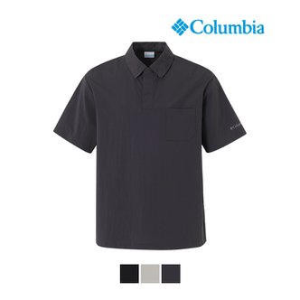컬럼비아 남성 포켓 패치 스트레치 우븐 셔츠_다크그레이 (C52-YMD603)