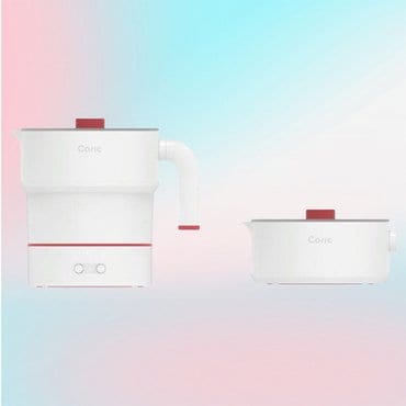 와이즈 코릭 접이식 여행용 휴대용 멀티쿠커 전기포트 CO801