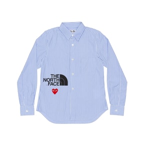 CDG x 더 노스페이스 여성 블라우스 스트라이프