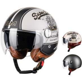 독일 카스코 헬멧 자전거헬멧 1835630 ILM Motorcycle Helmet Jet Helmet Men Women Motorcycle