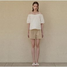 (택가:89,000원)오프숄더 레이스 블라우스(BL-4245)