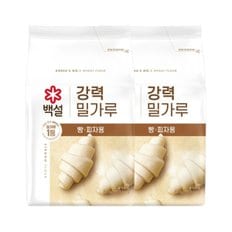 백설 강력 밀가루 2.5kg x2개