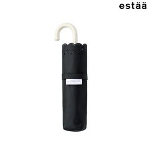 [에스타] 페일 진주 미니 하트 컷 3단 우양산 블랙 (PE-2E3P506BL)