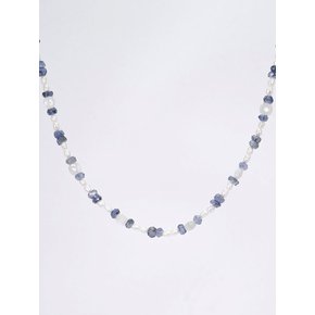 HR 40N_Pearl Iolite Beads Necklace