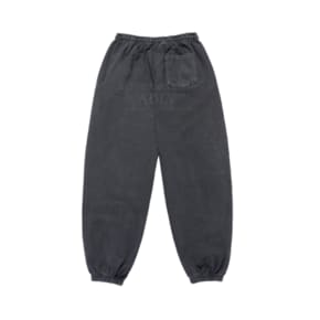 BASIC LOGO PIGMENT WASHING PANTS CHARCOAL 베이직피그먼트워싱팬츠 PTLBPG-CHA