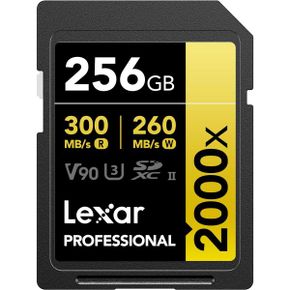 영국 렉사 sd카드 Lexar Professional 2000x 256GB SDXC UHSII Memory Card C10 U3 V90 FullHD 8