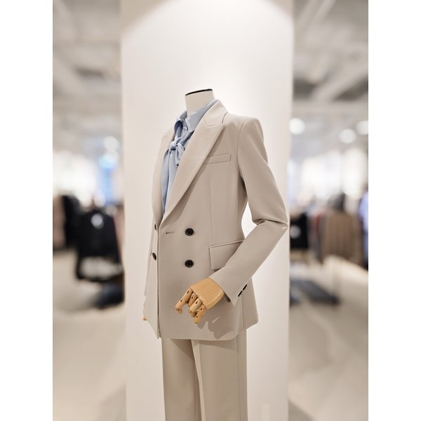 [파주점] [더아이잗컬렉션]포멀 피크드 라펠 더블 자켓 CS2B0JK012