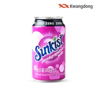 썬키스트 제로 자두자몽 소다 355ML 6입