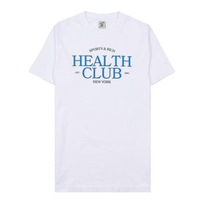 헬스 클럽 반팔 티셔츠 SR HEALTH CLUB T SHIRT WHITE ROYAL BLUE