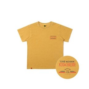 [공식]씨네코닥 피그먼트다잉 반팔티셔츠 키즈 MUSTARD