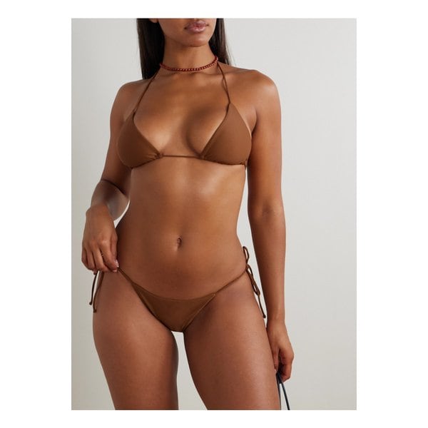 마티유 더 스트링 비키니 브리프 브라운 46376663162844361