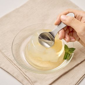 둥근 써클스푼 디저트 아이스크림 요거트 숟가락