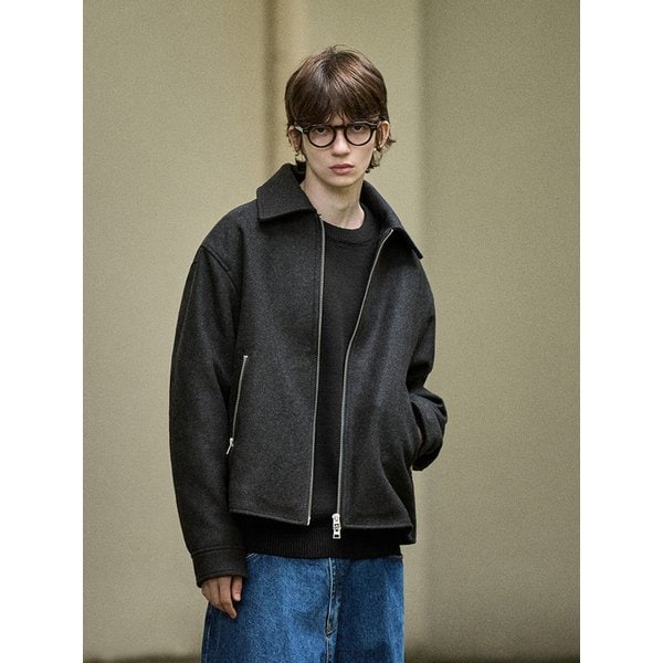 울 블렌드 블루종 코트 MCO104 / 3color