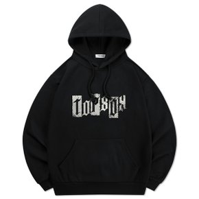 [일반/기모] 특양면 크랙 고딕 프린팅 후드티