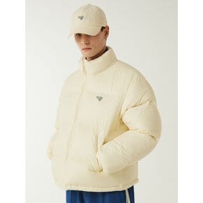 ESSENTIAL DUCK DOWN SHORT PUFFA PADDING [IVORY]