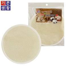 제이큐 국산 자연 삼베 찜기(원형 소22) 찜패드 깔개 찜시트
