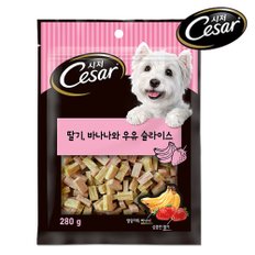 시저 C&T 프리미엄 강아지간식 280g 3종