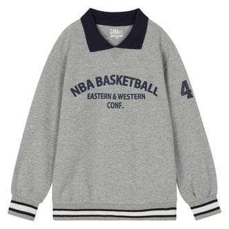 NBA KIDS NBA 아치로고 카라 맨투맨 K233TS050P130