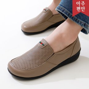 3.5cm 국내생산 넓은볼 고급 천연 가죽 컴포트 로퍼 빅사이즈 255 112351