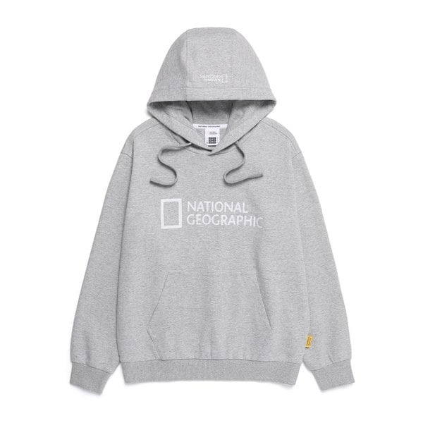 [여주점] N251UHD011 폴하스 빅로고 베이직핏 후드 MGREY