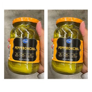  [해외직구]크로거 페퍼론치니 페퍼 피클 473ml 2팩 Kroger Pepperoncini Peppers 16oz