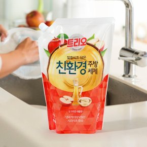 트리오 발효 식초 담은 애플향 주방세제 리필 1.2L_P383234974