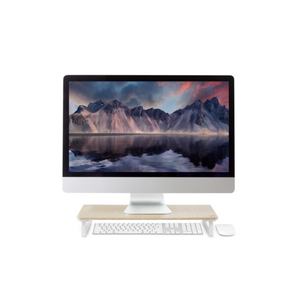 우드 컴퓨터 모니터 거치대 받침대 LDS-08