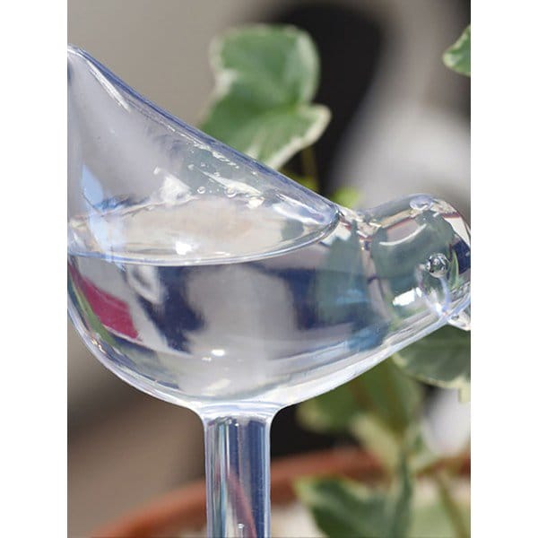 새모양 투명 플라스틱 식물 급수 장치