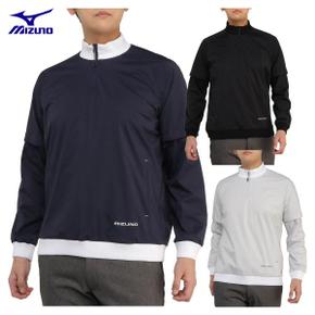 3135461 미즈노 MIZUNO 골프웨어 맨즈 블루존 E2MEA502하수 하프 Zip Up CA3233789