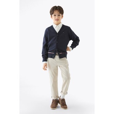 타미힐피거키즈 25년 S/S     T42F0PPS200BT2        레귤러 치노 팬츠(베이지,네이비)