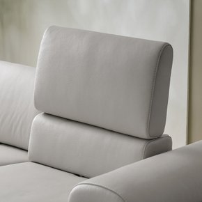 루페 멀티 3.5인 기능성 오플 천연면피 소가죽 소파(전측면가죽)+올가죽스툴