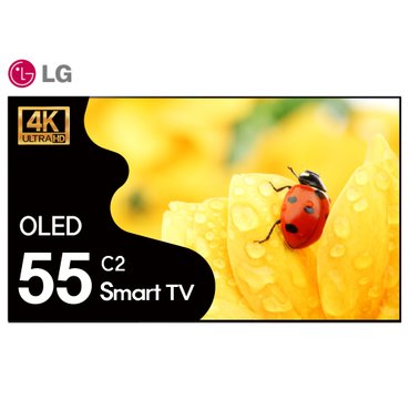 LG [리퍼] LG전자 올레드 OLED55C2 55인치(139cm) 4K UHD 스마트TV 수도권스탠드