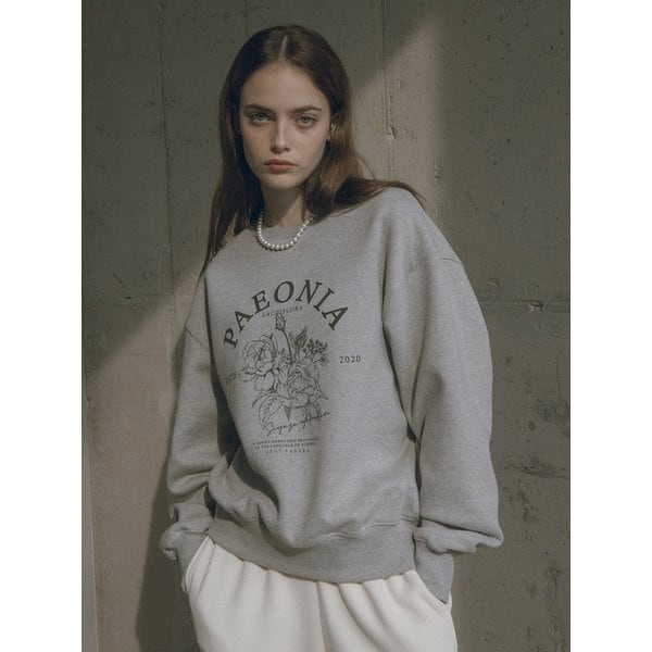 SITP5127 피오니 기모 스웻셔츠_Melange gray